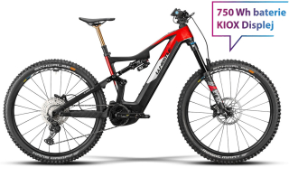 Whistle B-Rush C8.4 Black/Red Karbonové kola Rodi 